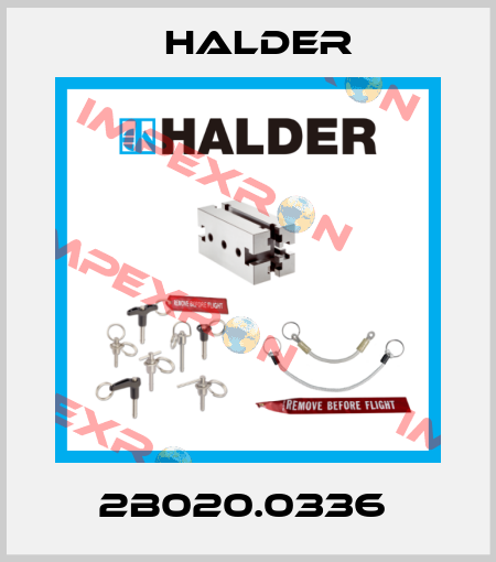 2B020.0336  Halder
