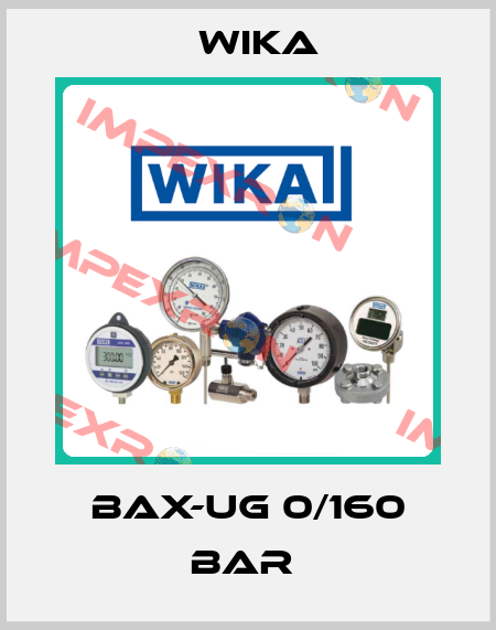 BAX-UG 0/160 bar  Wika
