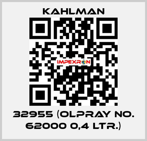 32955 (Olpray No. 62000 0,4 ltr.) Kahlman