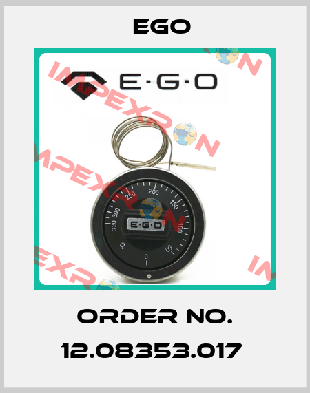 Order No. 12.08353.017  EGO