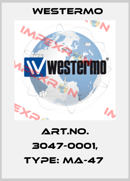 Art.No. 3047-0001, Type: MA-47  Westermo