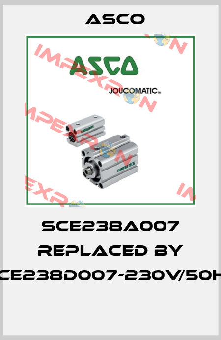 SCE238A007 REPLACED BY SCE238D007-230V/50Hz  Asco