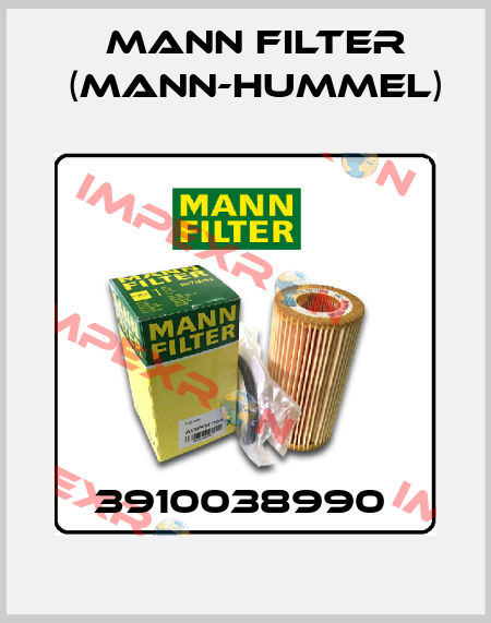 3910038990  Mann Filter (Mann-Hummel)