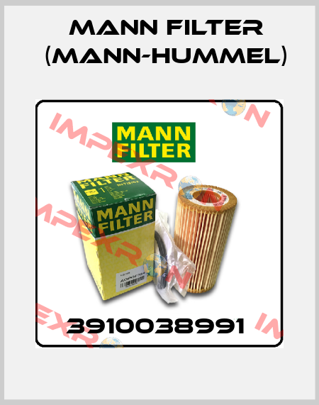 3910038991  Mann Filter (Mann-Hummel)