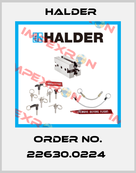 Order No. 22630.0224  Halder