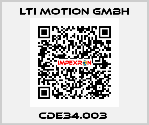CDE34.003  LTI Motion GmbH