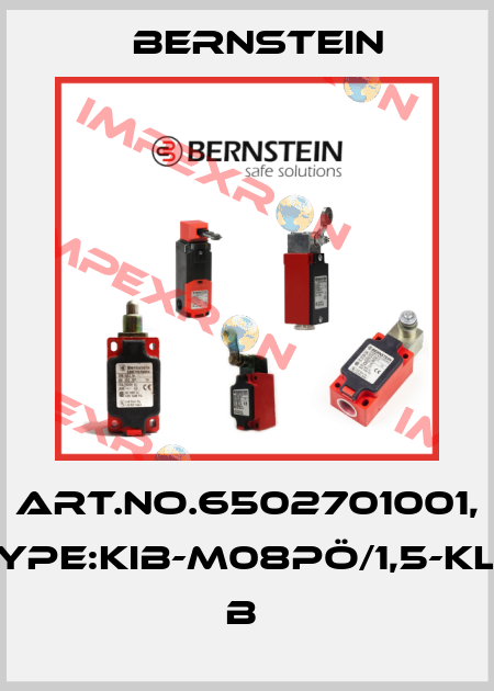 Art.No.6502701001, Type:KIB-M08PÖ/1,5-KL2            B  Bernstein