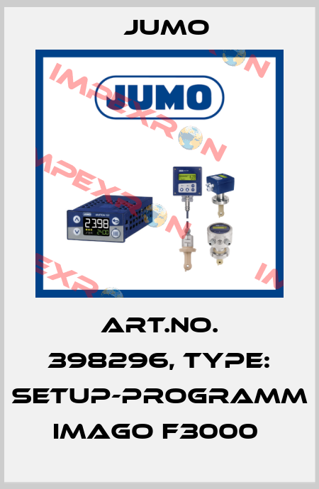 Art.No. 398296, Type: Setup-Programm IMAGO F3000  Jumo