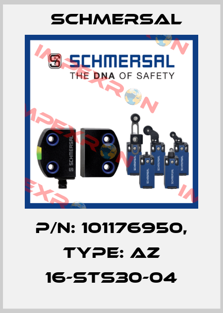 p/n: 101176950, Type: AZ 16-STS30-04 Schmersal