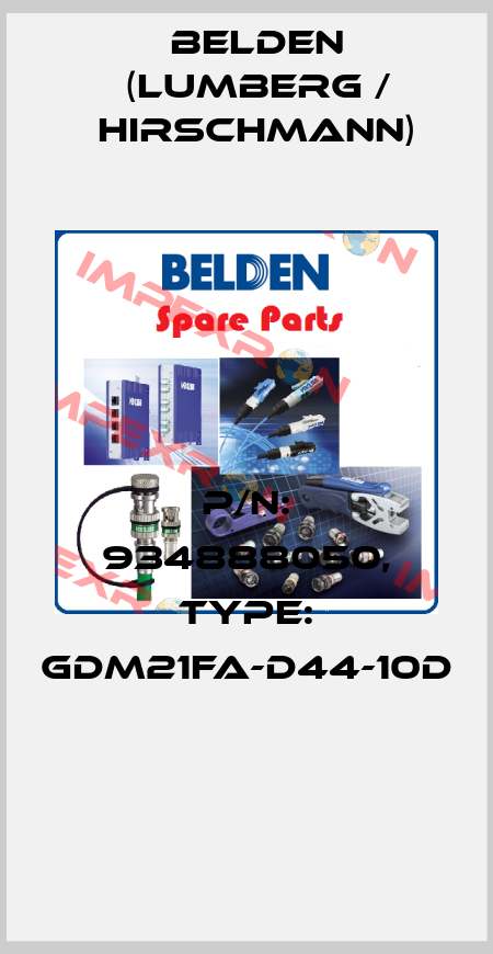 P/N: 934888050, Type: GDM21FA-D44-10D  Belden (Lumberg / Hirschmann)