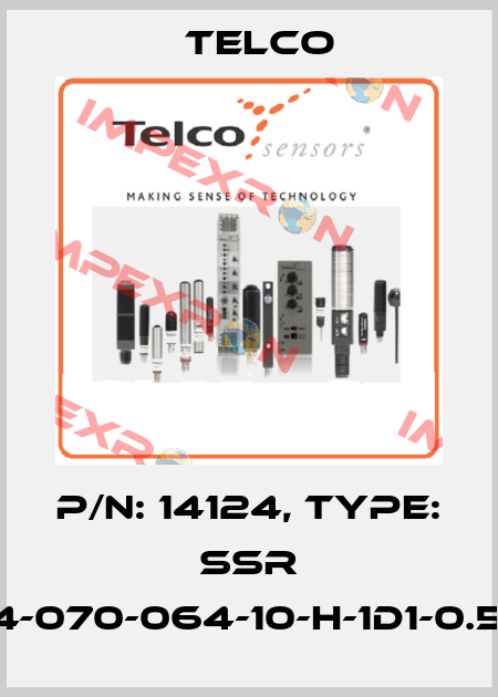 p/n: 14124, Type: SSR 01-4-070-064-10-H-1D1-0.5-J8 Telco