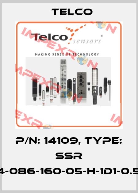 p/n: 14109, Type: SSR 01-4-086-160-05-H-1D1-0.5-J8 Telco