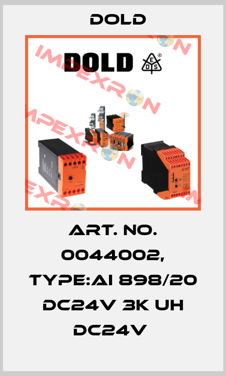 Art. No. 0044002, Type:AI 898/20 DC24V 3K UH DC24V  Dold