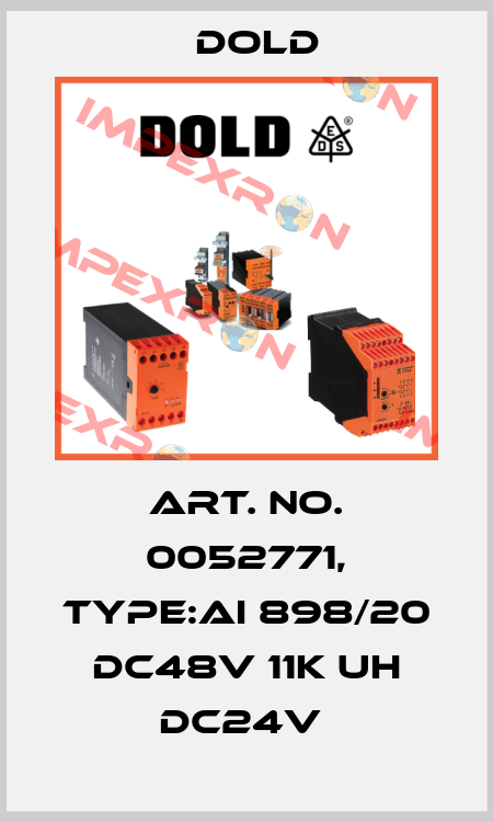 Art. No. 0052771, Type:AI 898/20 DC48V 11K UH DC24V  Dold