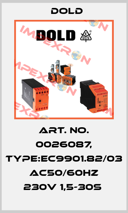 Art. No. 0026087, Type:EC9901.82/03 AC50/60HZ 230V 1,5-30S  Dold