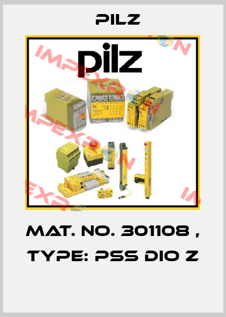 Mat. No. 301108 , Type: PSS DIO Z  Pilz