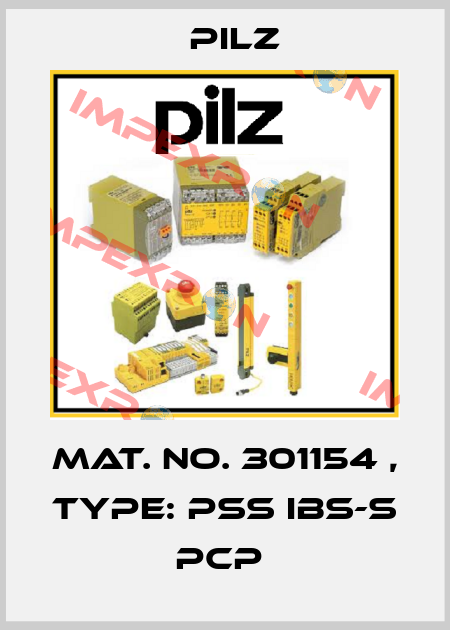 Mat. No. 301154 , Type: PSS IBS-S PCP  Pilz