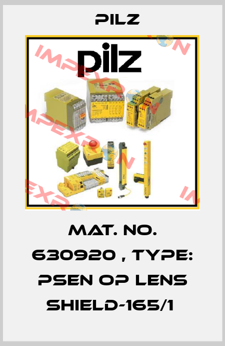 Mat. No. 630920 , Type: PSEN op Lens Shield-165/1  Pilz