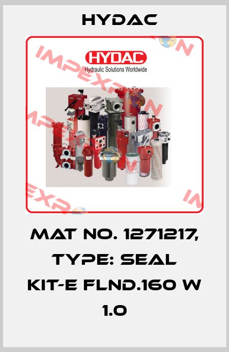 Mat No. 1271217, Type: SEAL KIT-E FLND.160 W 1.0 Hydac