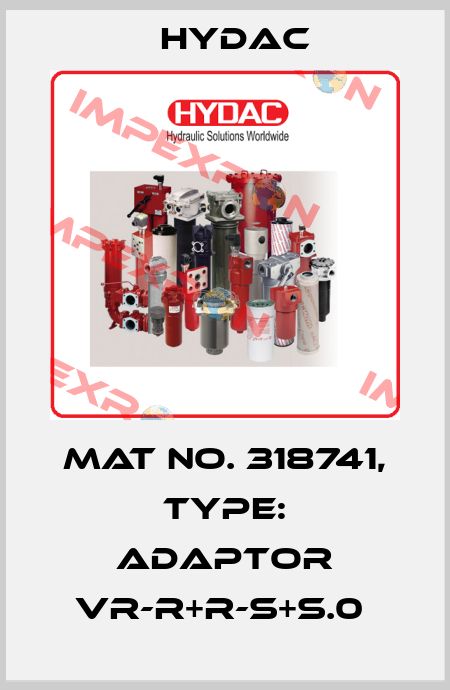 Mat No. 318741, Type: ADAPTOR VR-R+R-S+S.0  Hydac