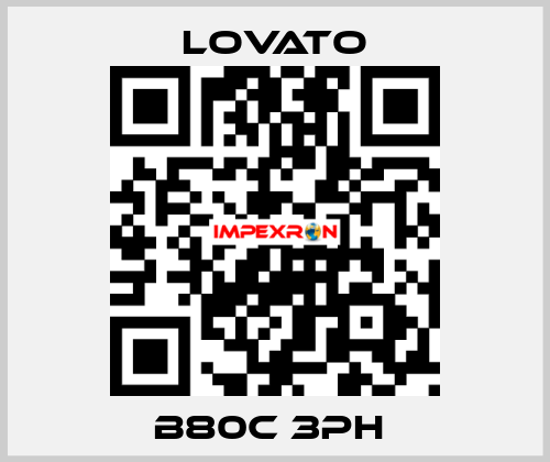 B80C 3PH  Lovato