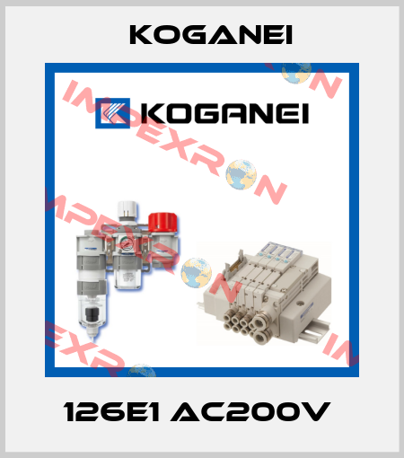 126E1 AC200V  Koganei