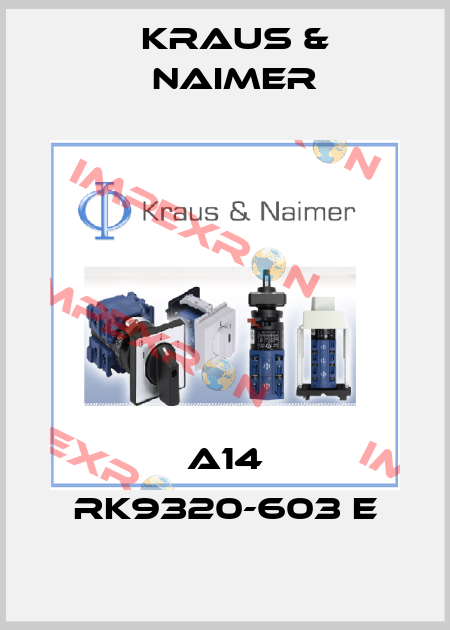 A14 RK9320-603 E Kraus & Naimer