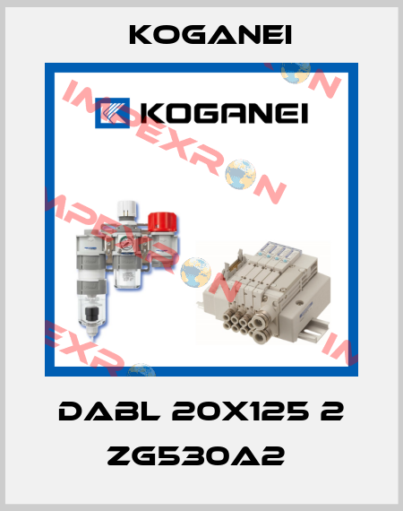 DABL 20X125 2 ZG530A2  Koganei