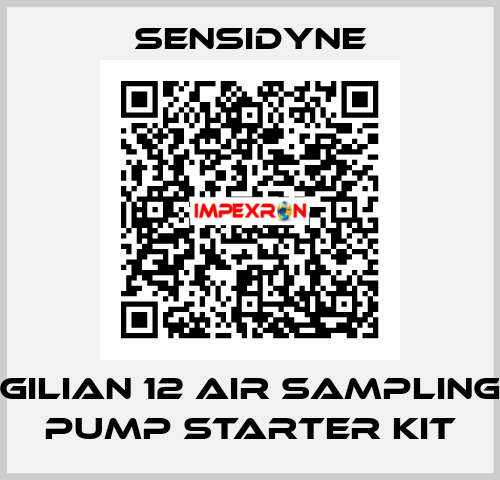 Gilian 12 Air Sampling Pump Starter Kit Sensidyne