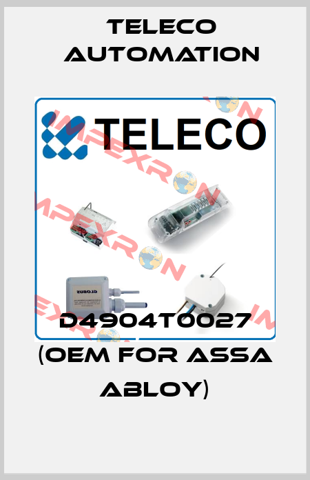 D4904T0027 (OEM for ASSA ABLOY) TELECO Automation