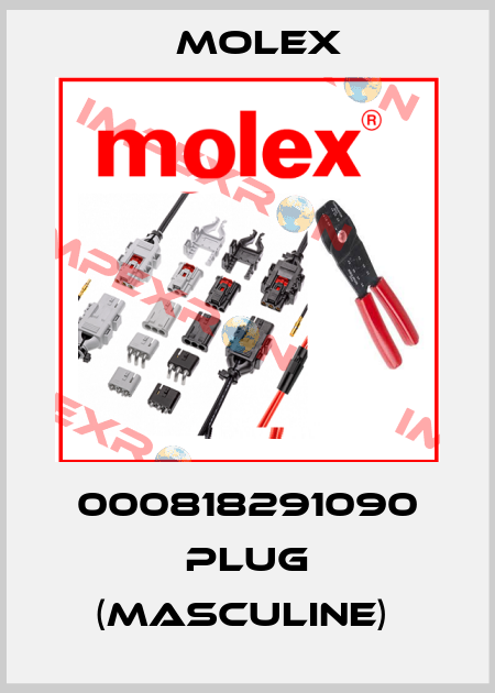 000818291090 PLUG (MASCULINE)  Molex