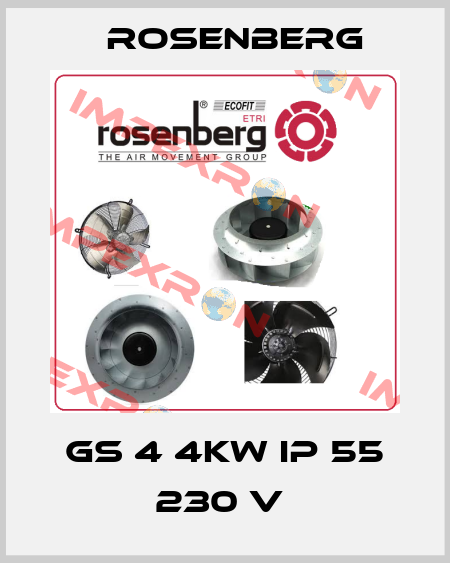 GS 4 4KW IP 55 230 V  Rosenberg