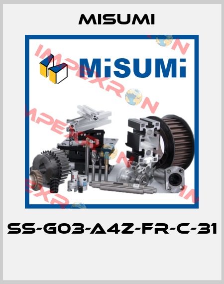 SS-G03-A4Z-FR-C-31  Misumi