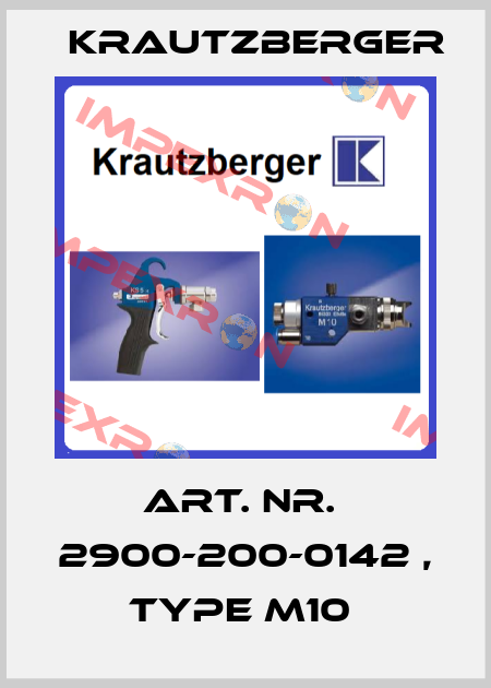 Art. Nr.  2900-200-0142 , type M10  Krautzberger