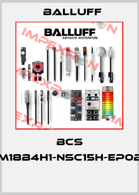 BCS M18B4H1-NSC15H-EP02  Balluff