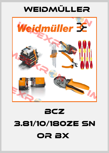 BCZ 3.81/10/180ZE SN OR BX  Weidmüller