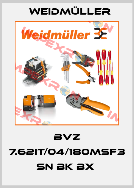 BVZ 7.62IT/04/180MSF3 SN BK BX  Weidmüller