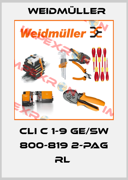 CLI C 1-9 GE/SW 800-819 2-PAG RL  Weidmüller