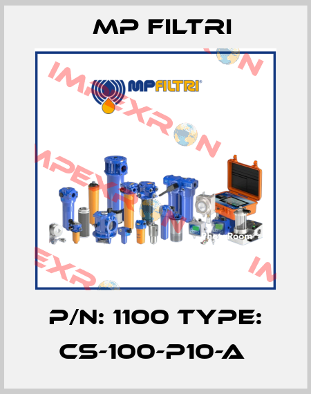 P/N: 1100 Type: CS-100-P10-A  MP Filtri
