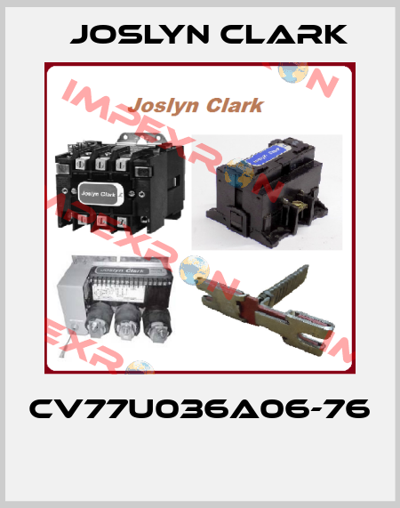 CV77U036A06-76  Joslyn Clark