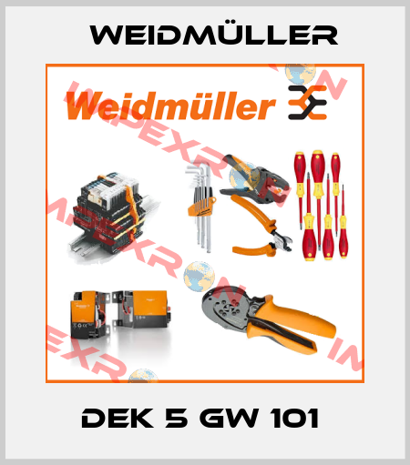 DEK 5 GW 101  Weidmüller