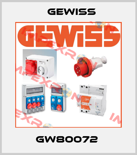 GW80072  Gewiss