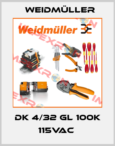 DK 4/32 GL 100K 115VAC  Weidmüller
