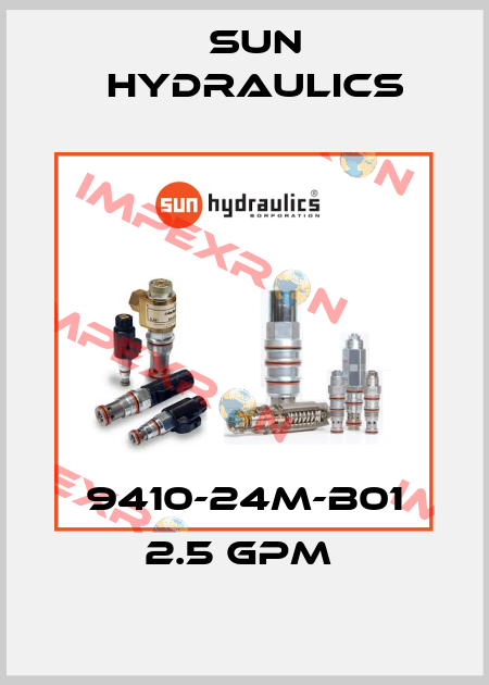 9410-24M-B01 2.5 GPM  Sun Hydraulics