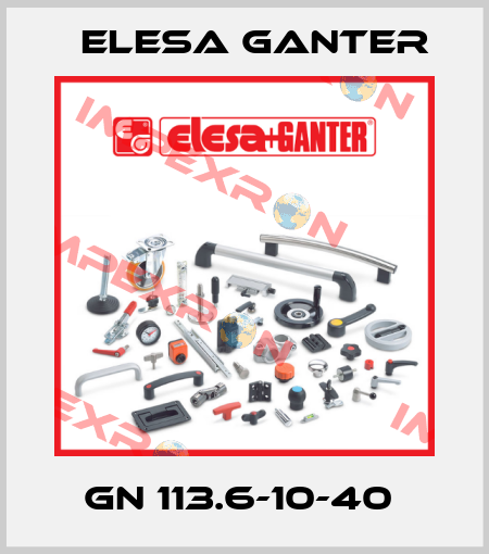 GN 113.6-10-40  Elesa Ganter