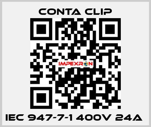 IEC 947-7-1 400V 24A  Conta Clip