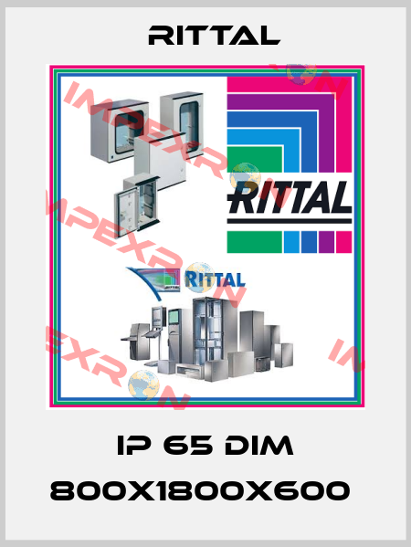 IP 65 DIM 800X1800X600  Rittal