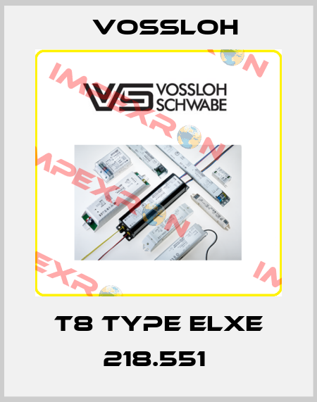 T8 TYPE ELXE 218.551  Vossloh