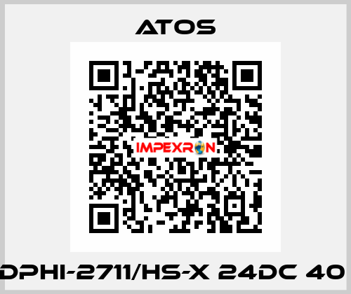 DPHI-2711/HS-X 24DC 40  Atos