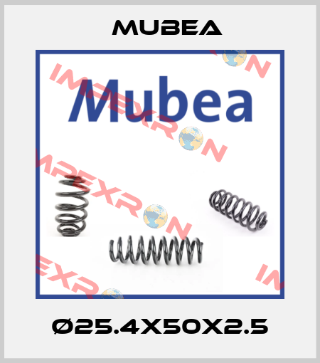 Ø25.4X50X2.5 Mubea